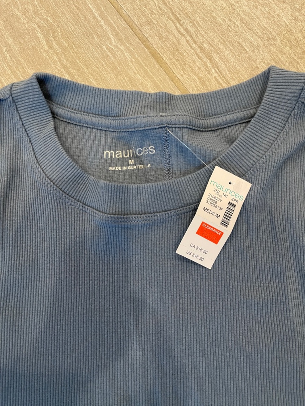 Maurice’s Ribbed Sleeveless Tank Tops - Black & Slate Blue - Picture 5 of 5